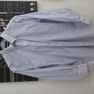 Lauren Ralph Lauren UltraFlex Regular Fit Cross Non-Iron Shirt Large S-1417